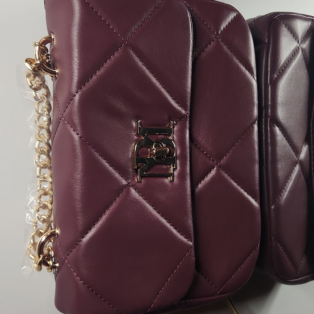 Badgley Mischka Quilted Crossbody NWT - Picture 7 of 7